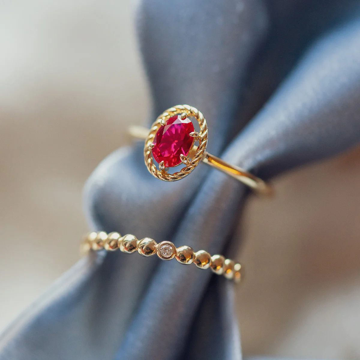 10k Dearest Morse Code Diamond Band - Image 5