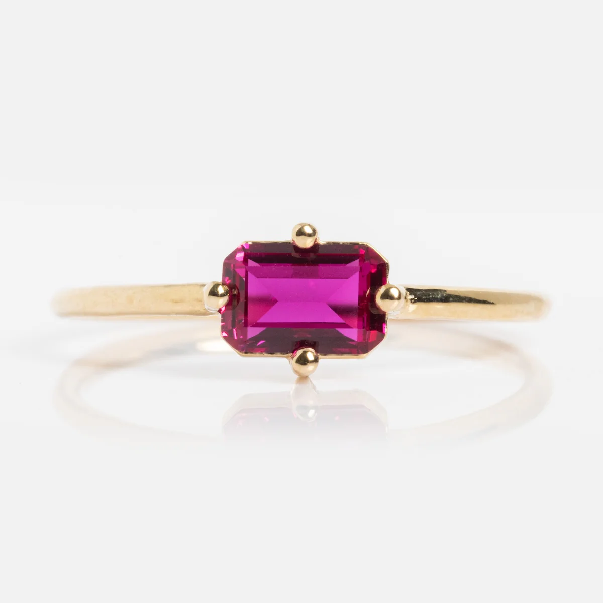 14k Mod Love Birthstone Ring - Image 10