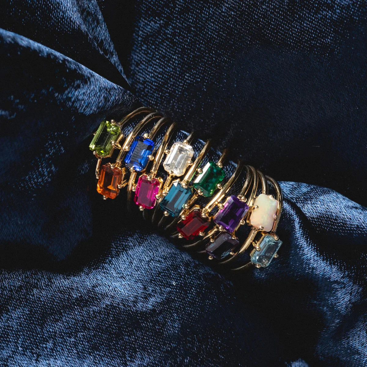 14k Mod Love Birthstone Ring - Image 4
