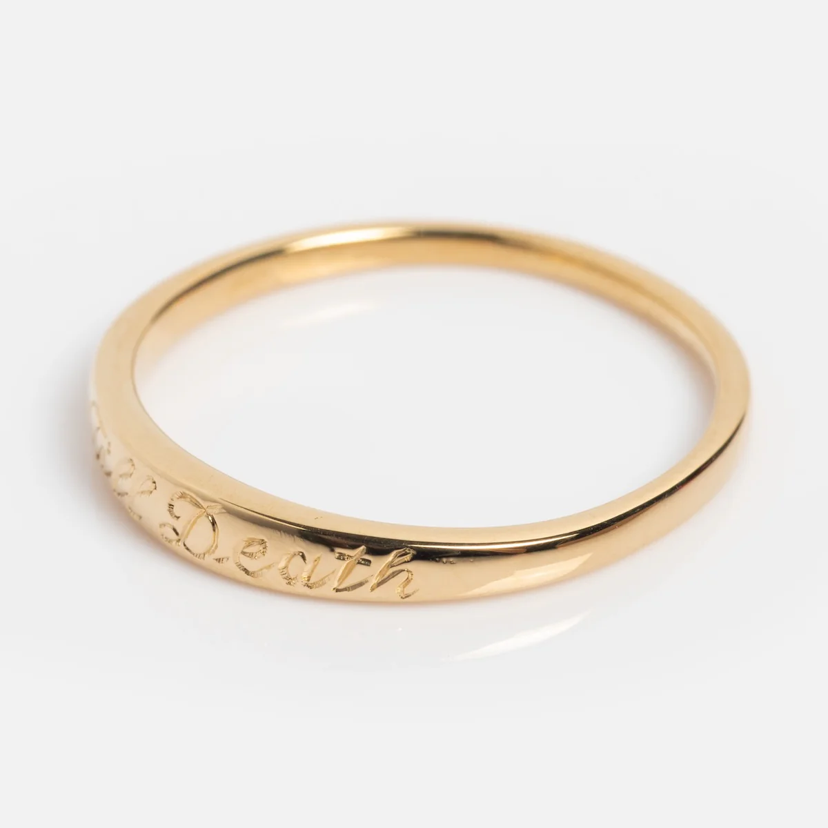 14k Till Death Layering Ring - Image 6