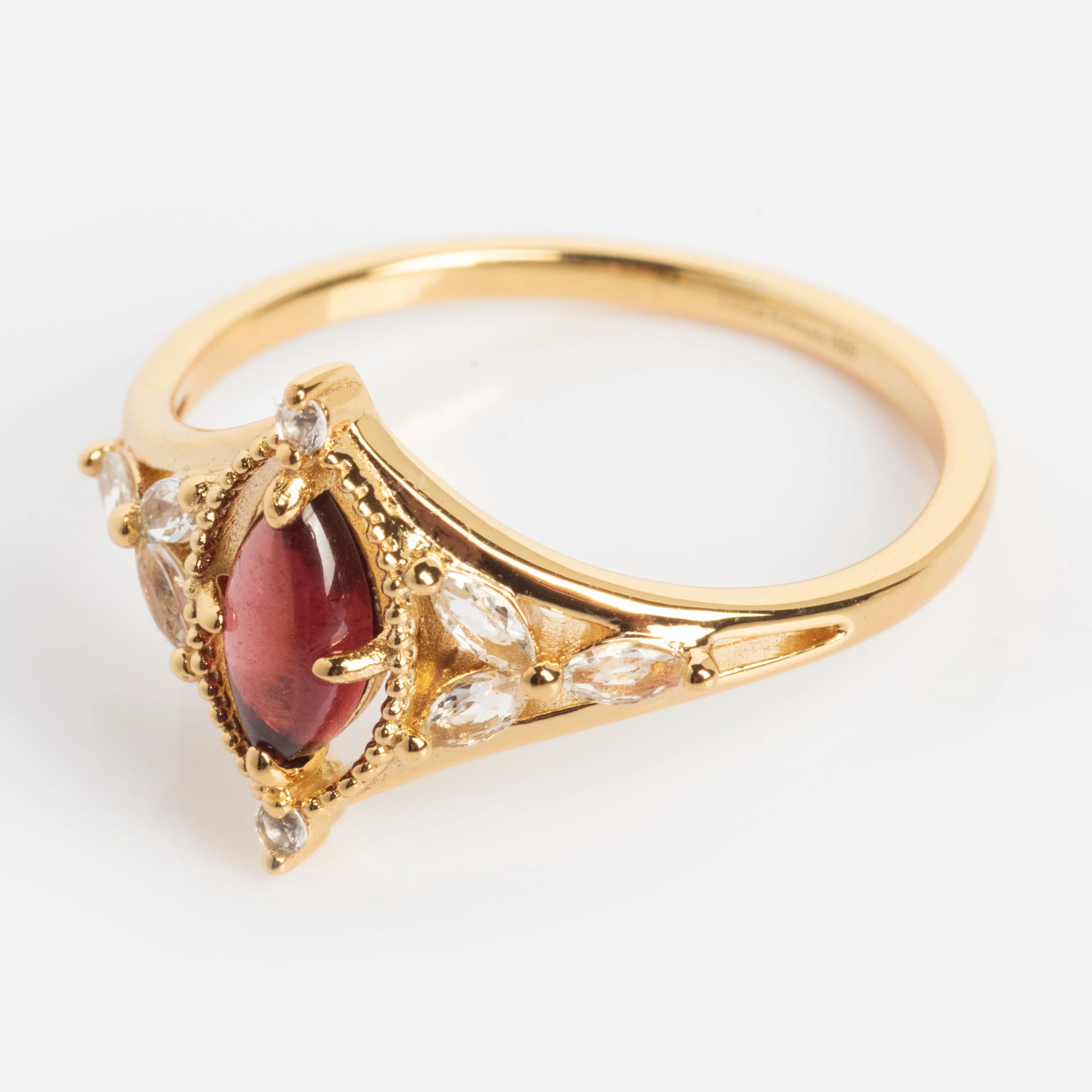 2026 January Capsule Art Deco Garnet Ring - Image 6