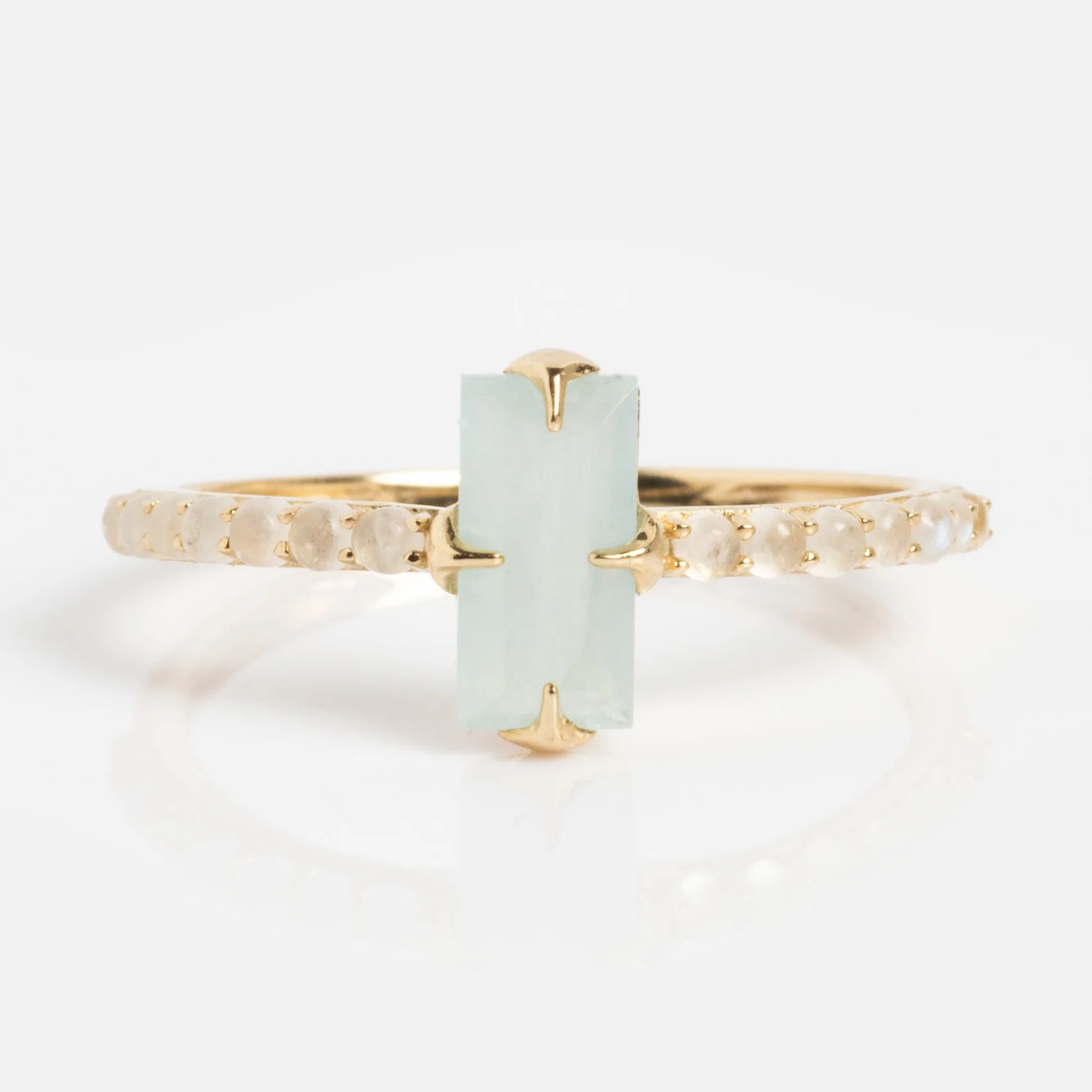2026 March Capsule Delicate Aquamarine Solitaire Ring - Image 6