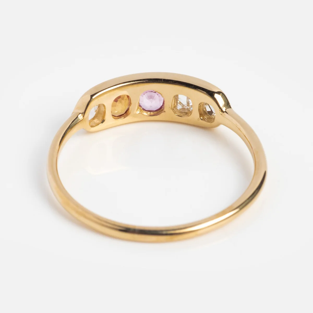 Asha Ring with Mixed Sapphire - Image 4