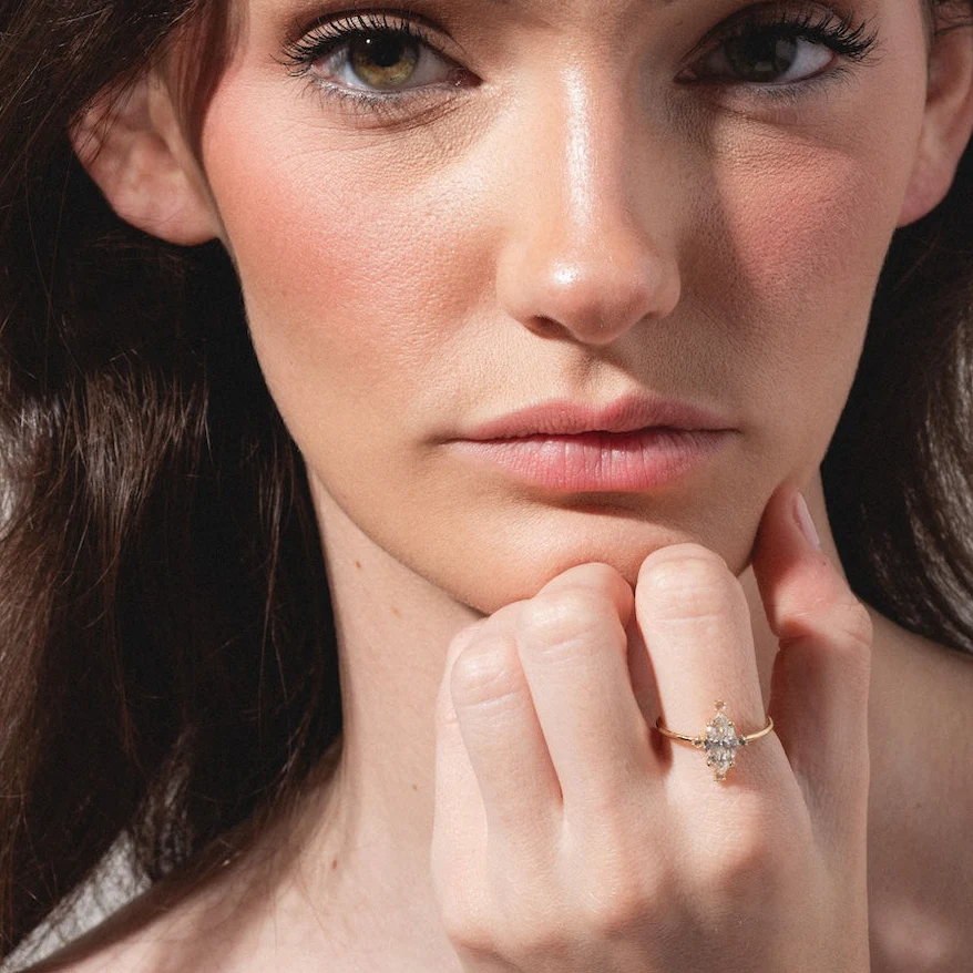 14k Diamond Asteria Ring - Image 4