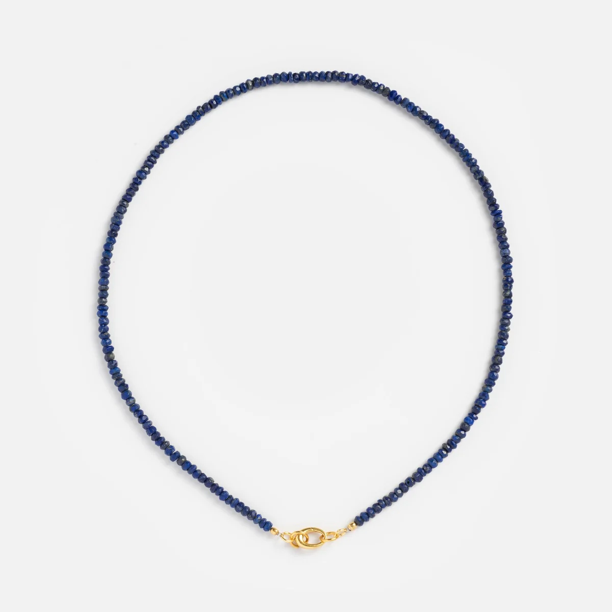 Beaded Gemstone Charm Holder Necklace - Image 20