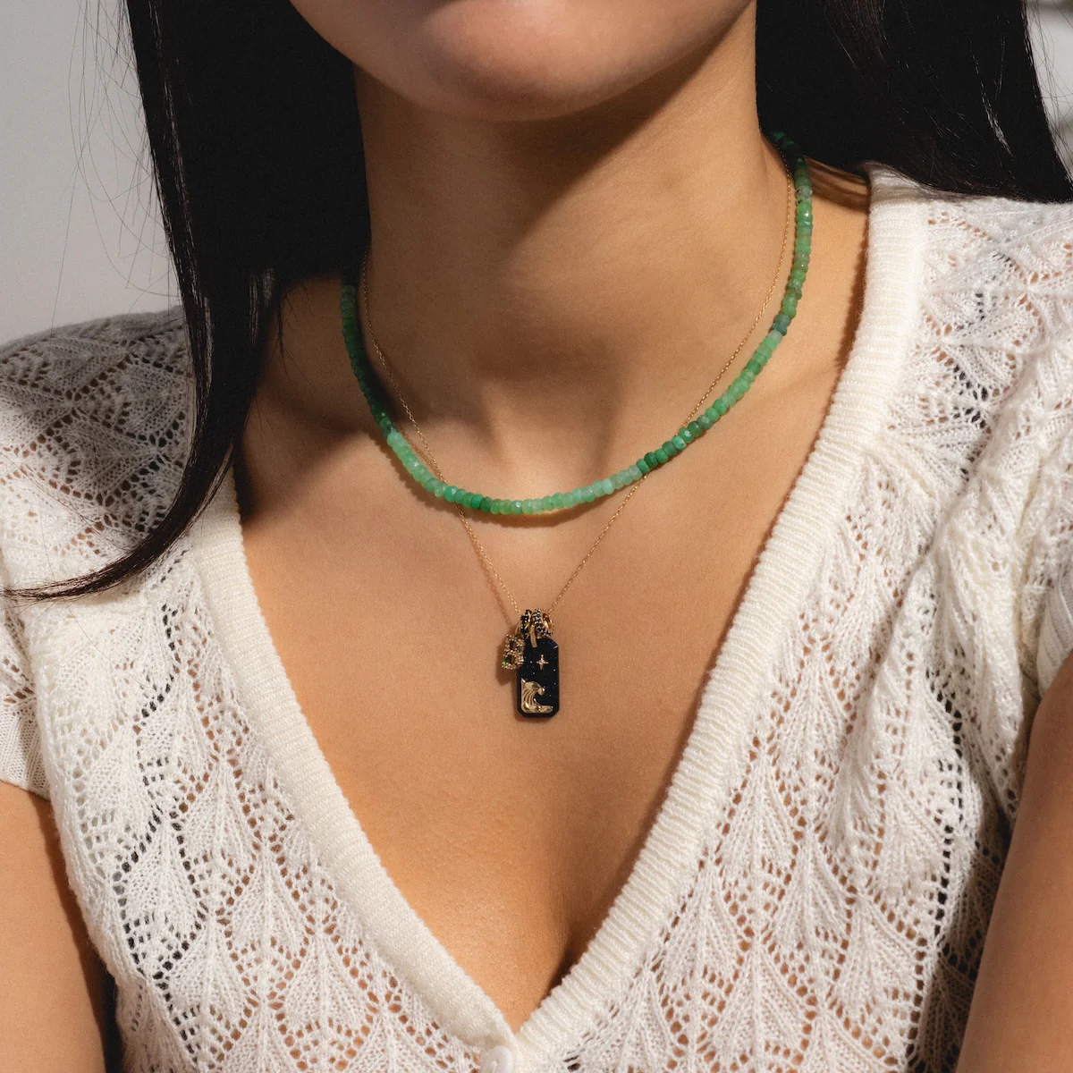 Beaded Gemstone Necklace - Image 15