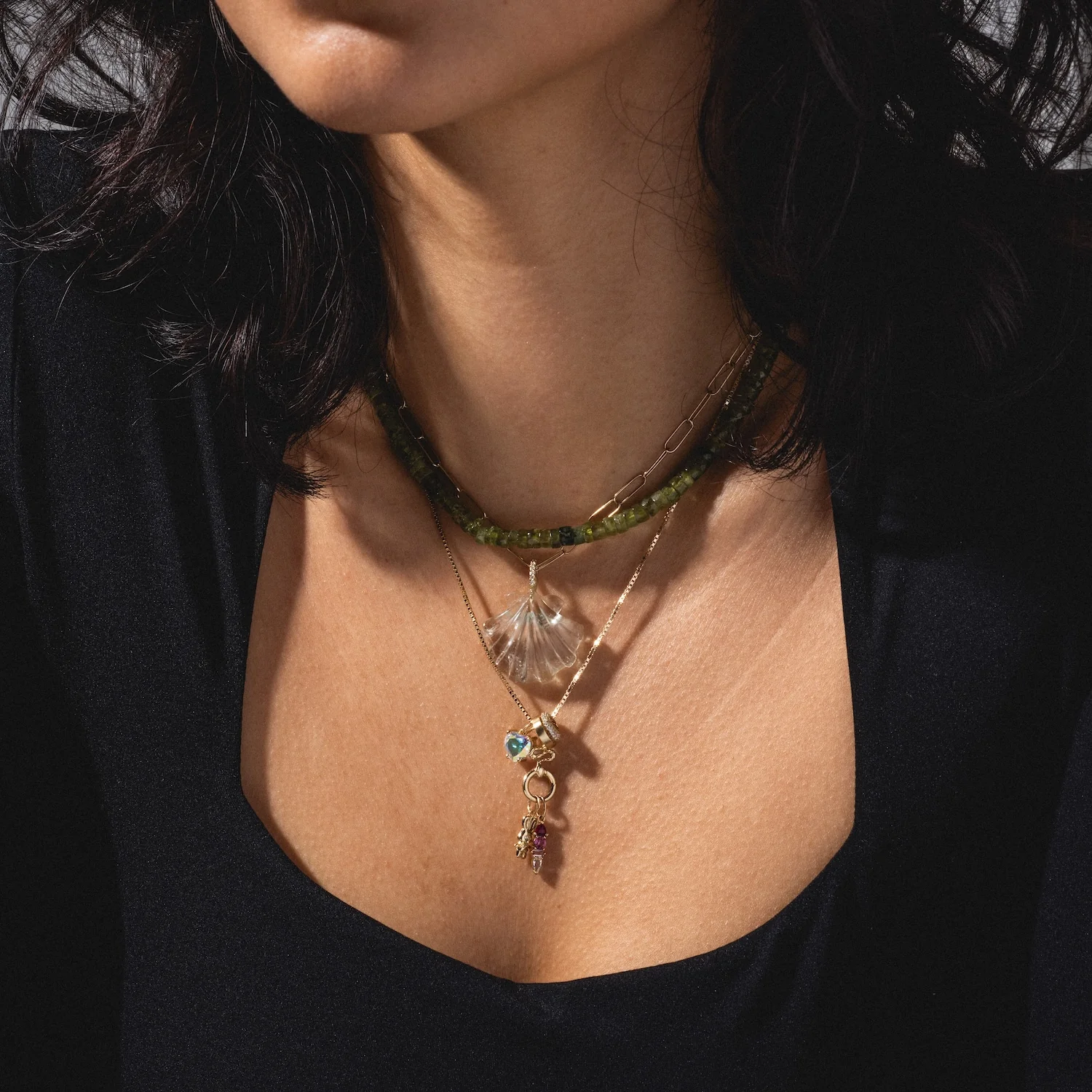 Beaded Gemstone Necklace - Image 7