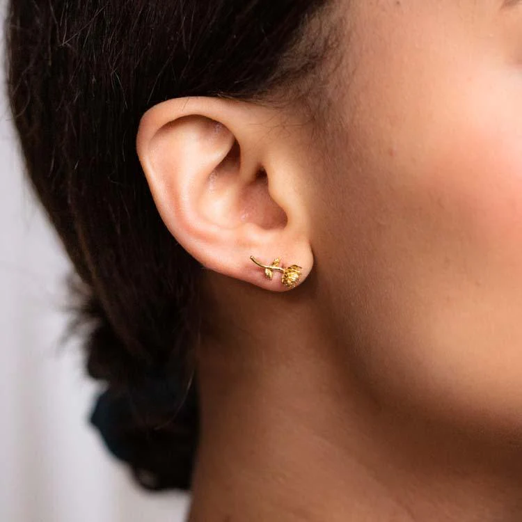 Birth Flower Earrings - Image 4