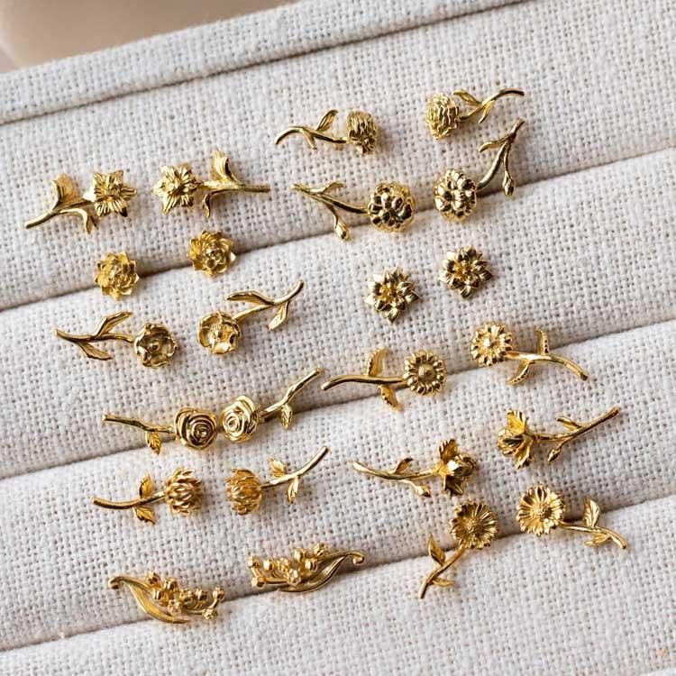 Birth Flower Earrings - Image 17
