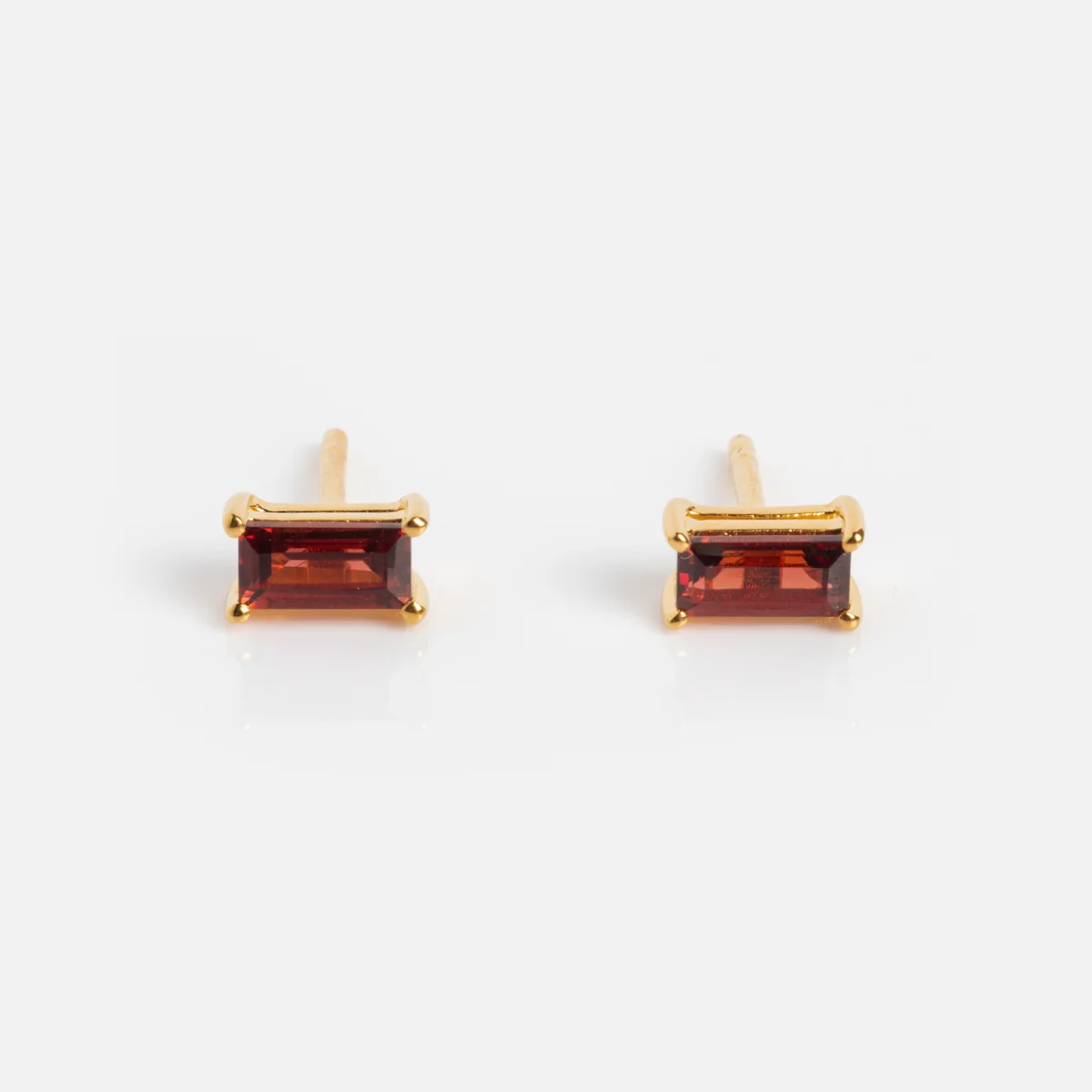 Birthstone Baguette Studs - Image 7