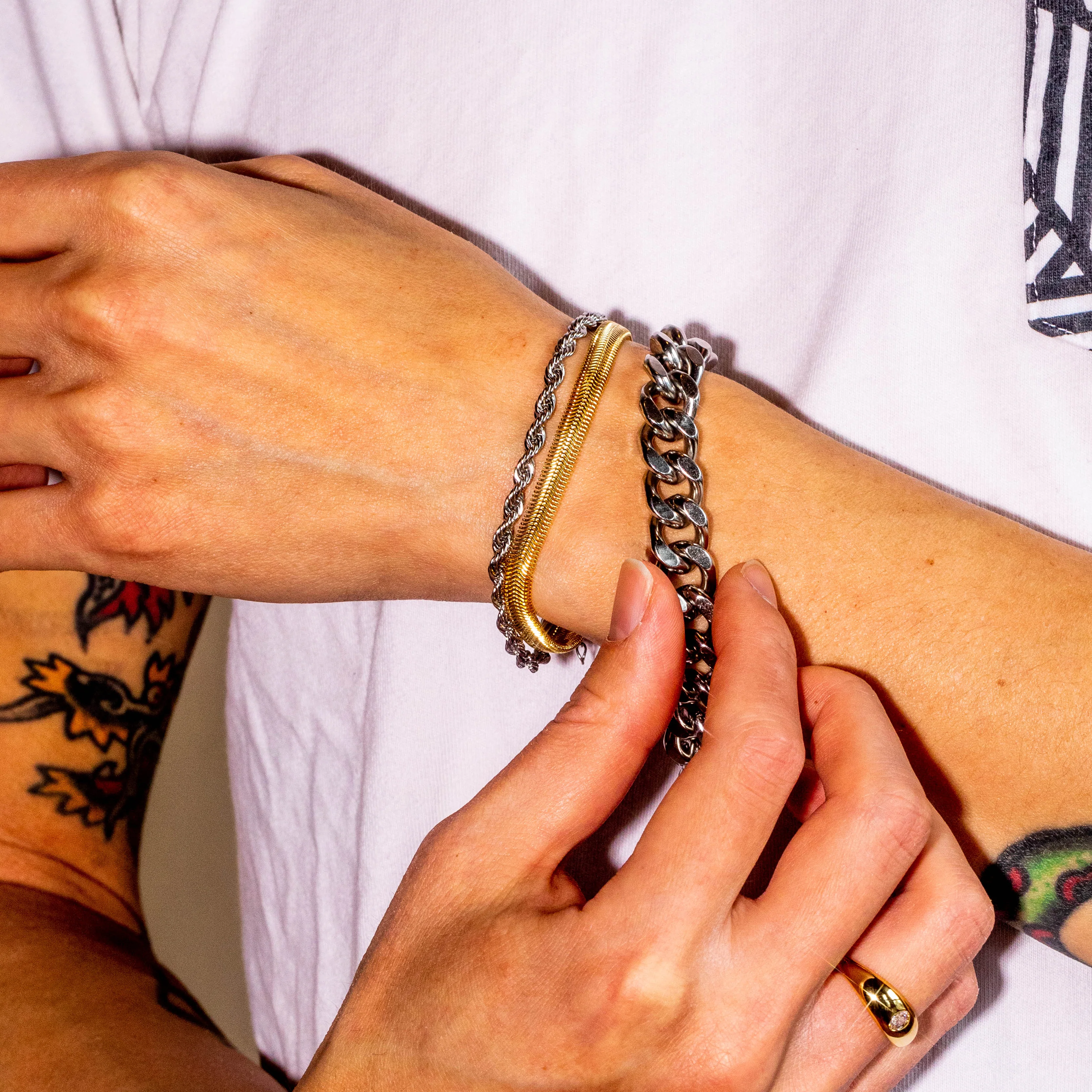 Bold Rope Chain Bracelet - Image 5
