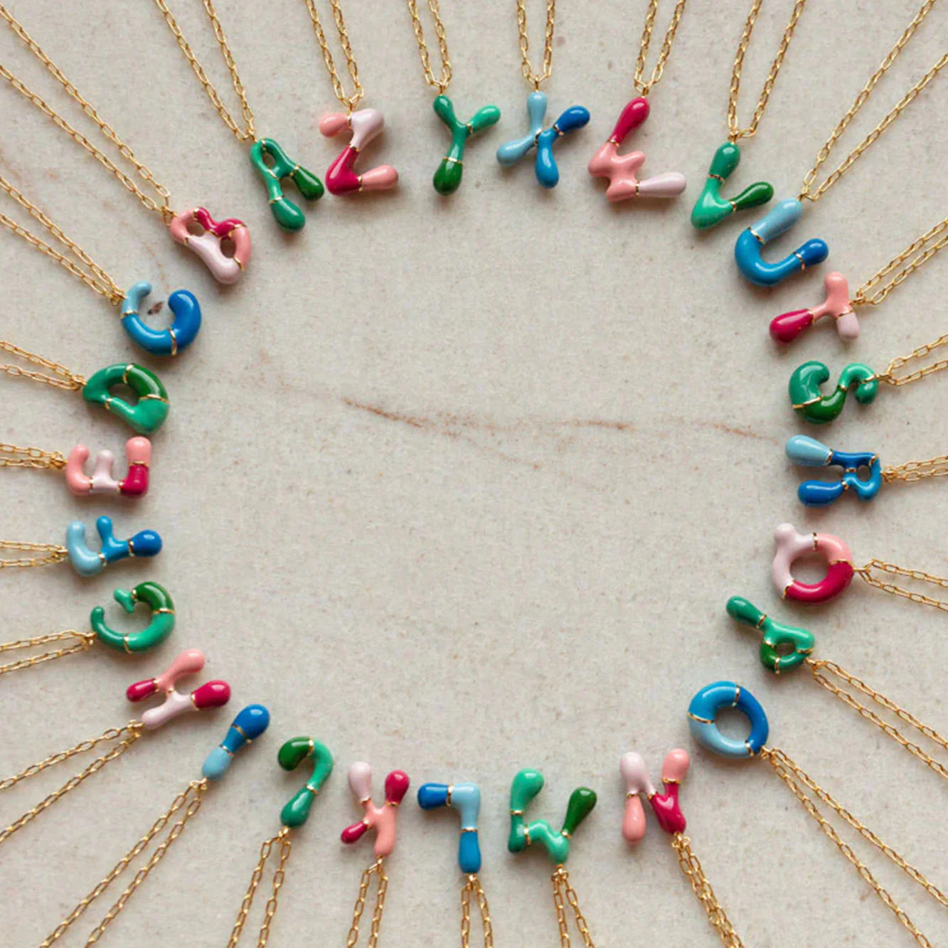 Bubble Letter Necklace - Image 10