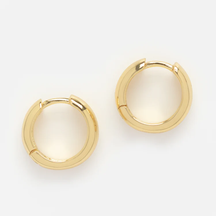 Chunky Huggie Hoops - Image 7
