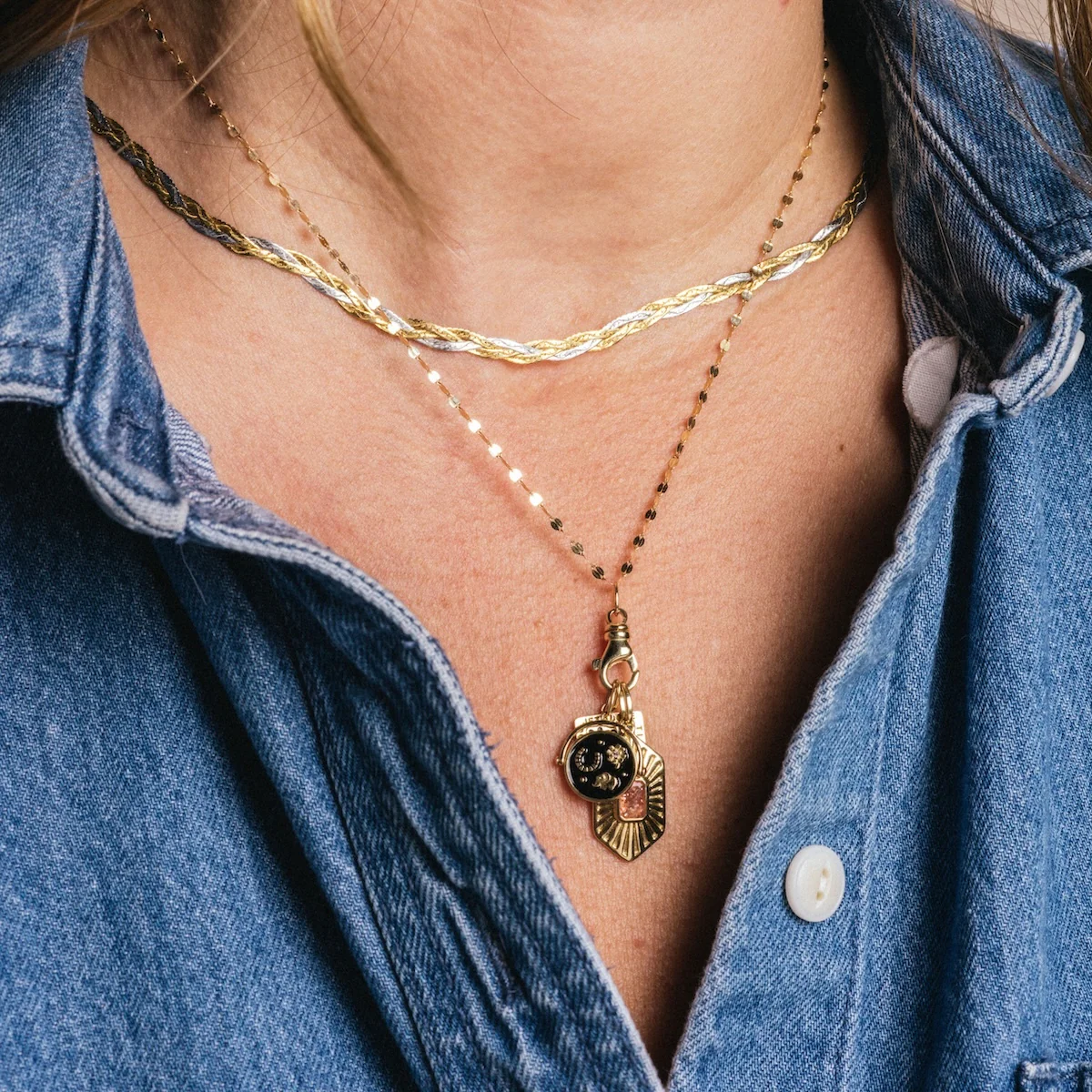 Solid Gold Coin Charm - Image 11