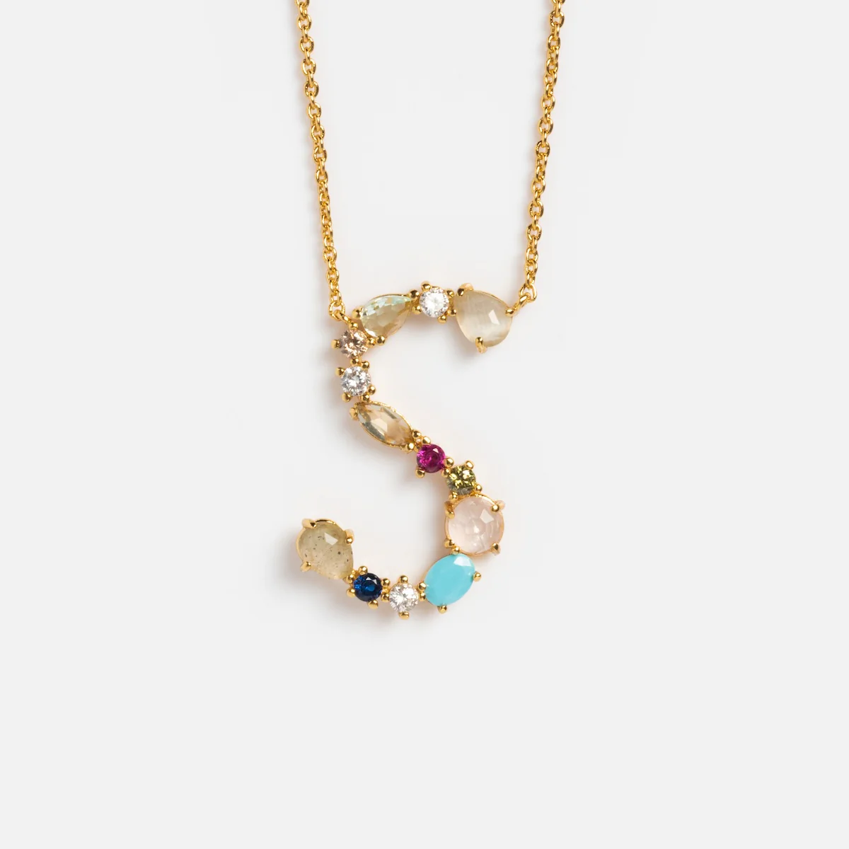 Colorful Monogram Pendant - Image 30