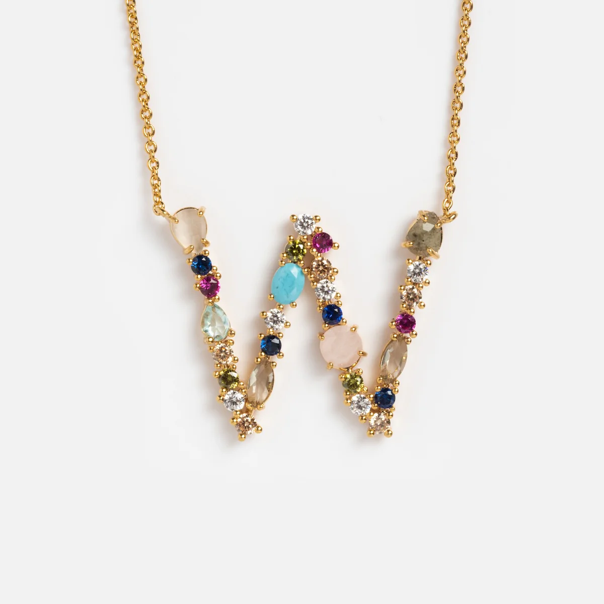 Colorful Monogram Pendant - Image 36