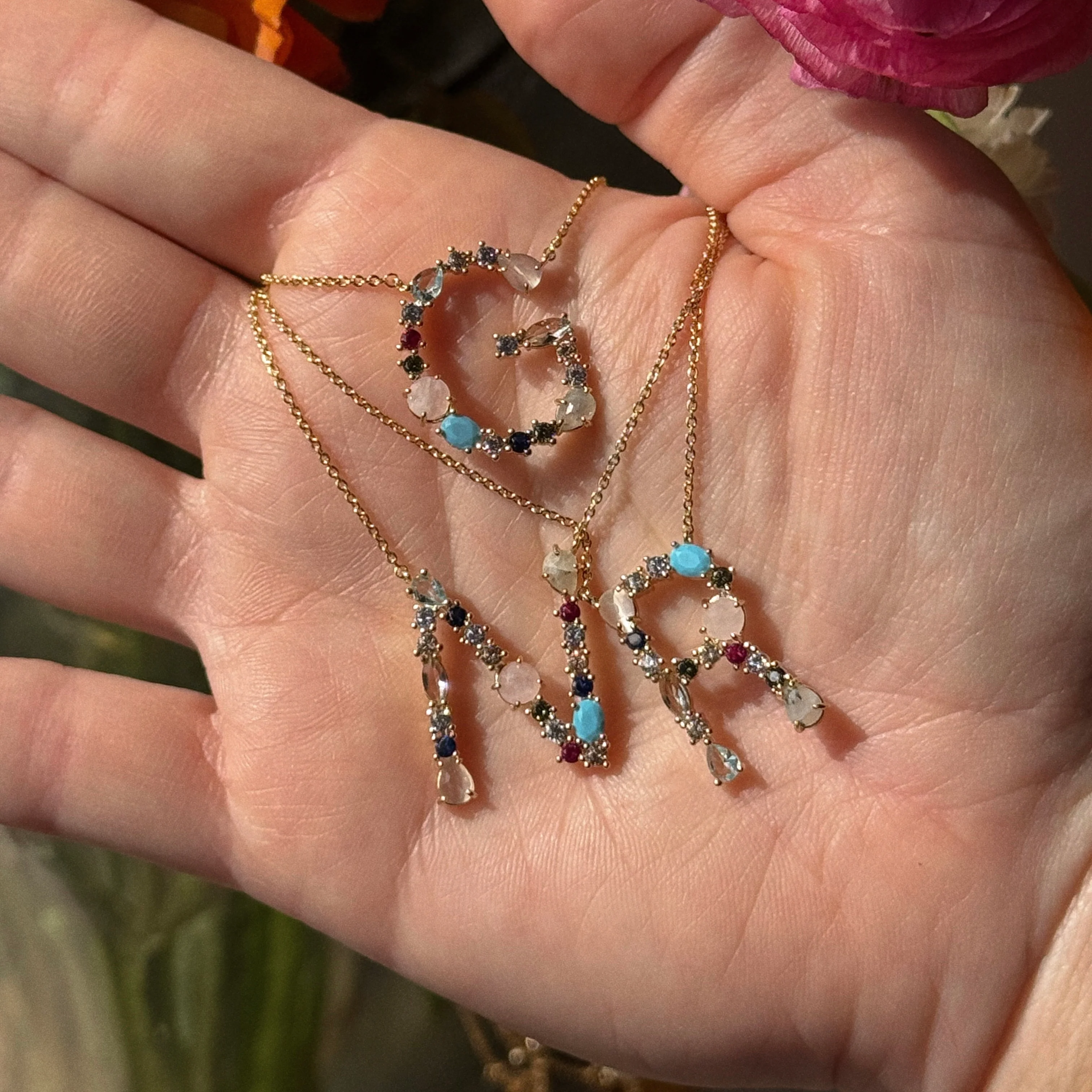 Colorful Monogram Pendant - Image 10