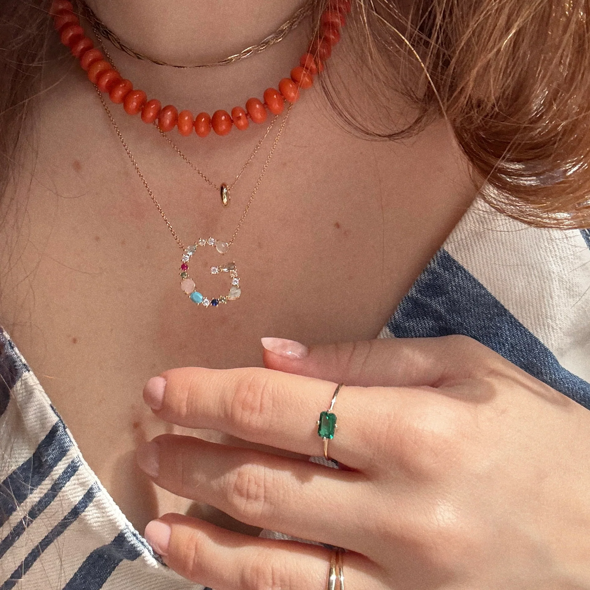 Colorful Monogram Pendant - Image 6