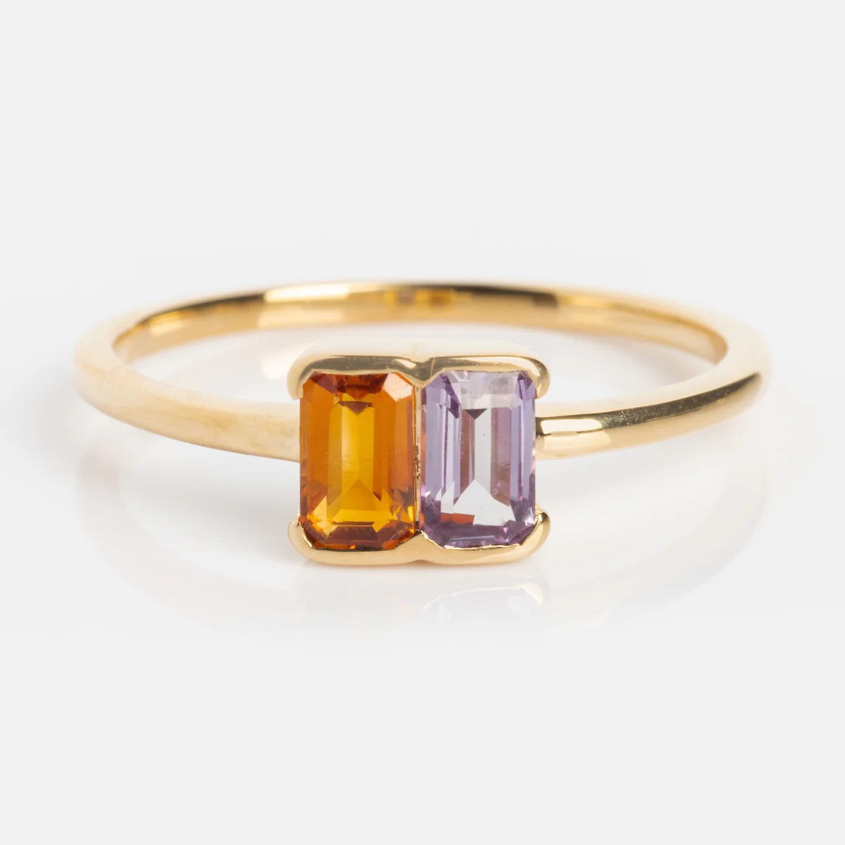 Customizable Acrostic Baguette Gemstone Ring - Image 25