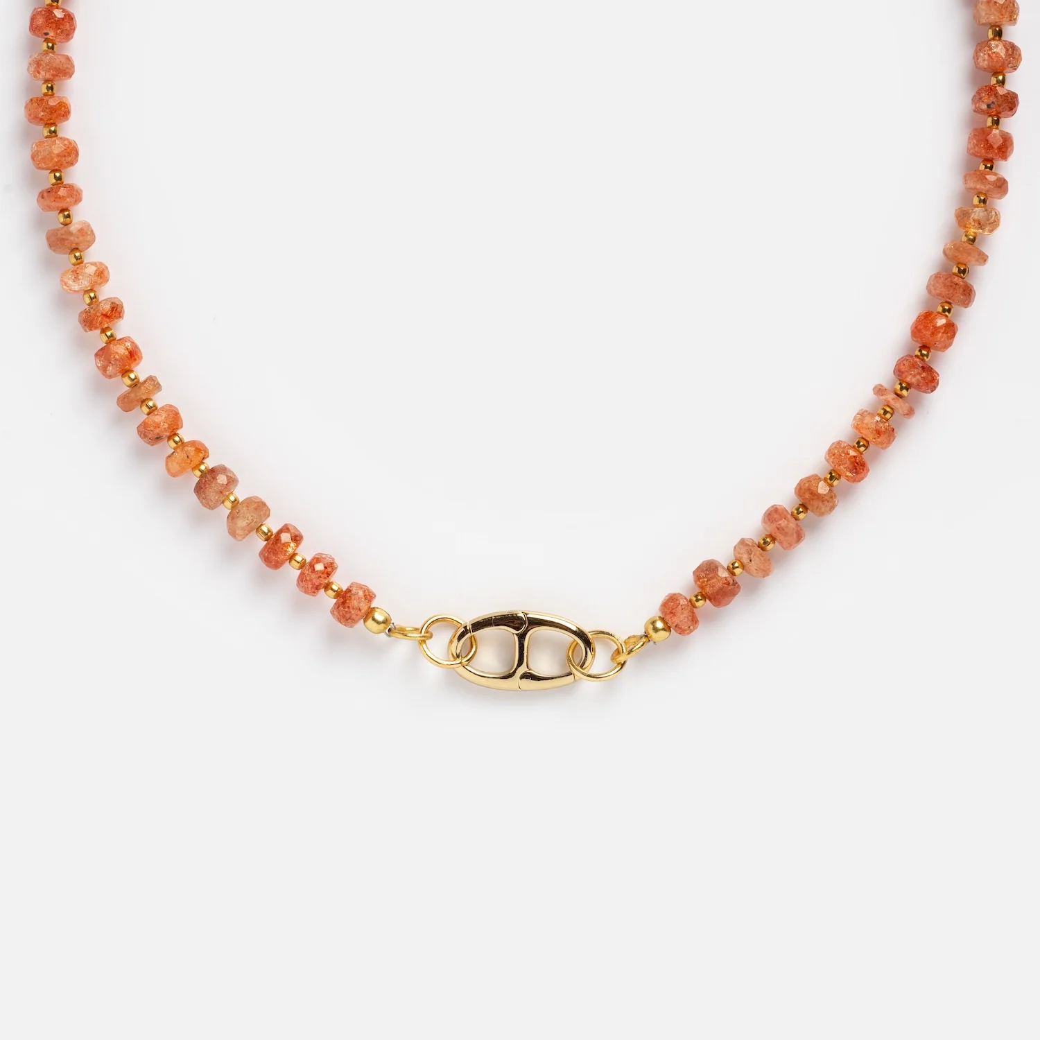 Customizable Beaded Gemstone Charm Holder Necklace - Image 16