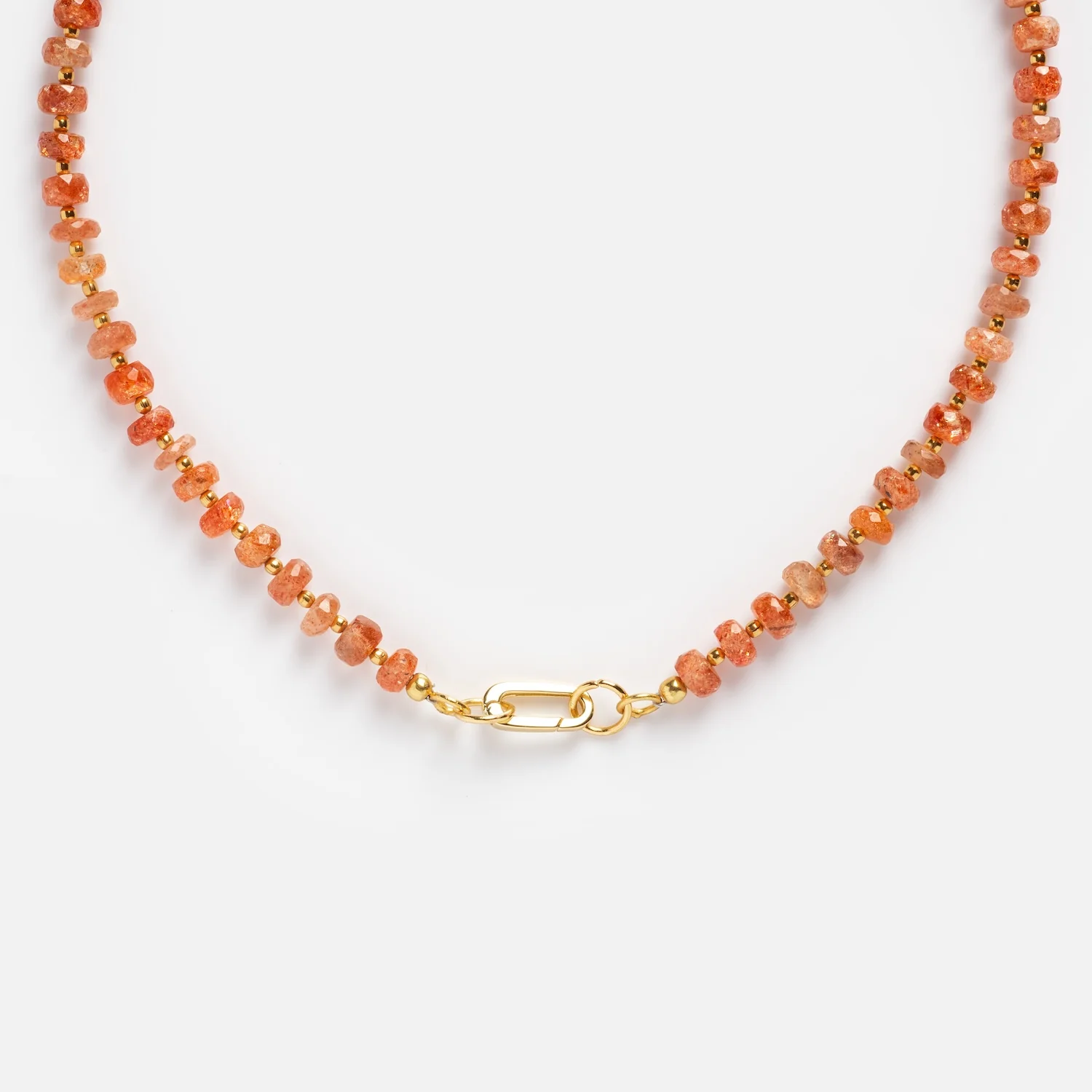 Customizable Beaded Gemstone Charm Holder Necklace - Image 20