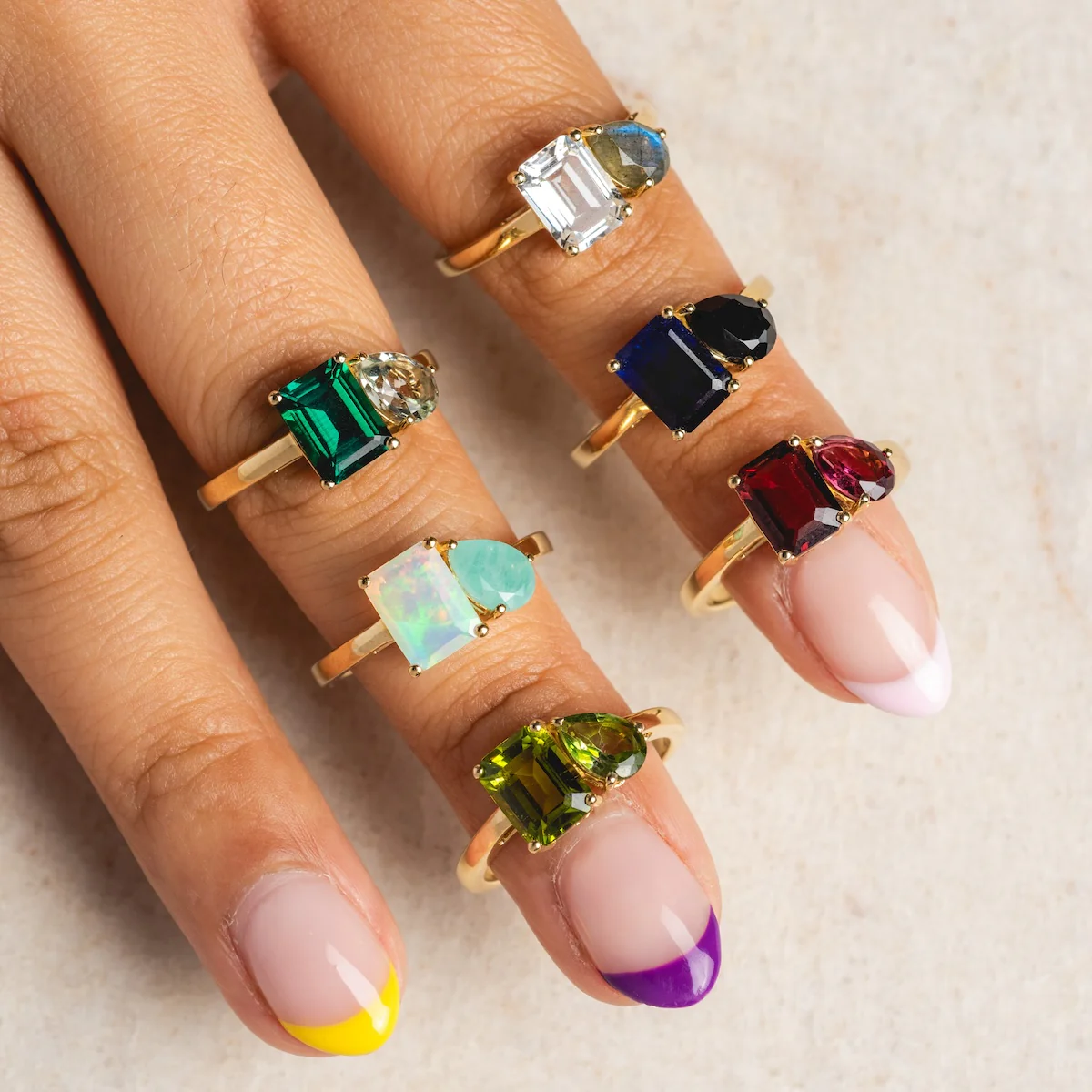 Customizable Toi et Moi Ring - Image 8