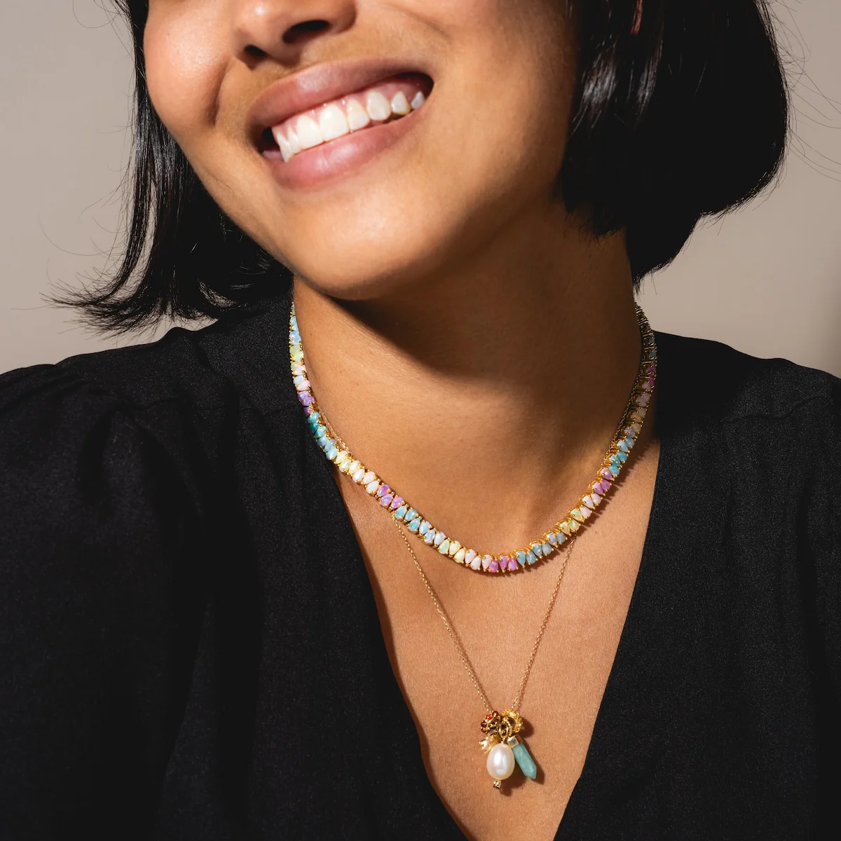 Opal Dancing Dreams Tennis Necklace - Image 10