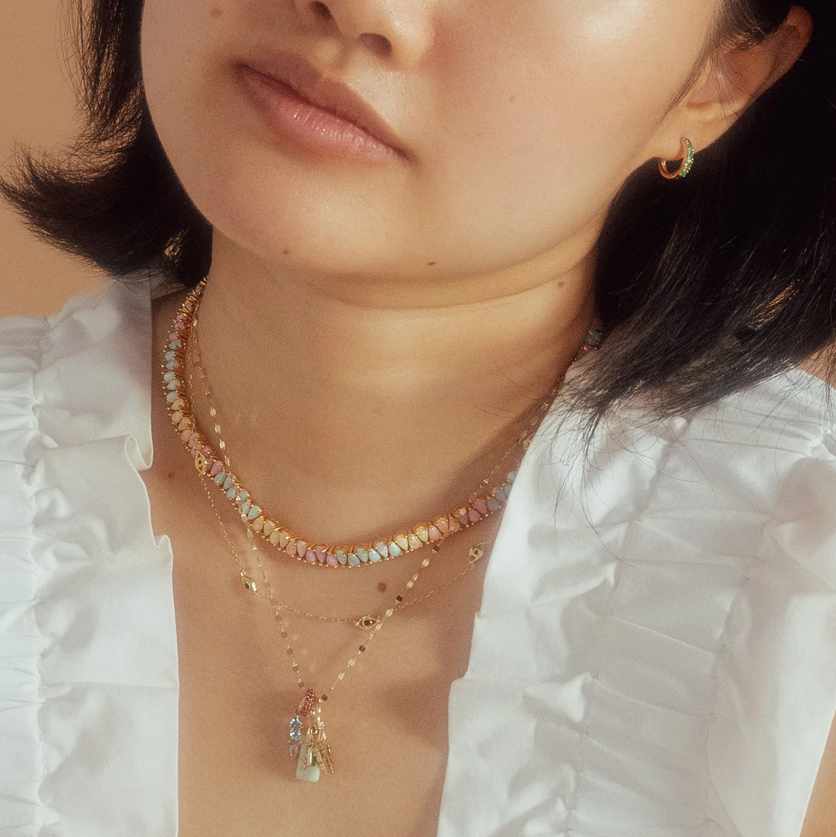 Opal Dancing Dreams Tennis Necklace - Image 3