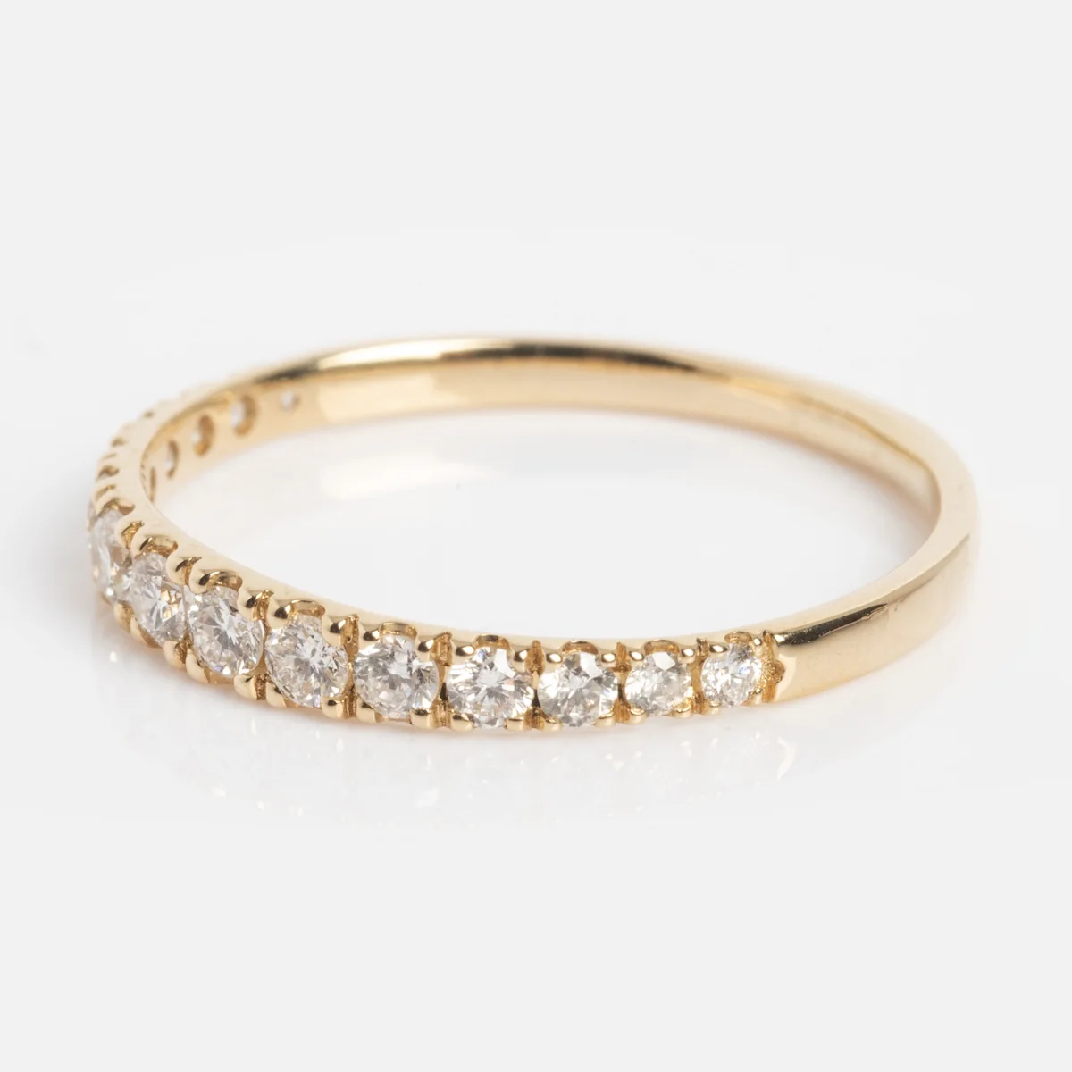 14k Echo Diamond Band - Image 7