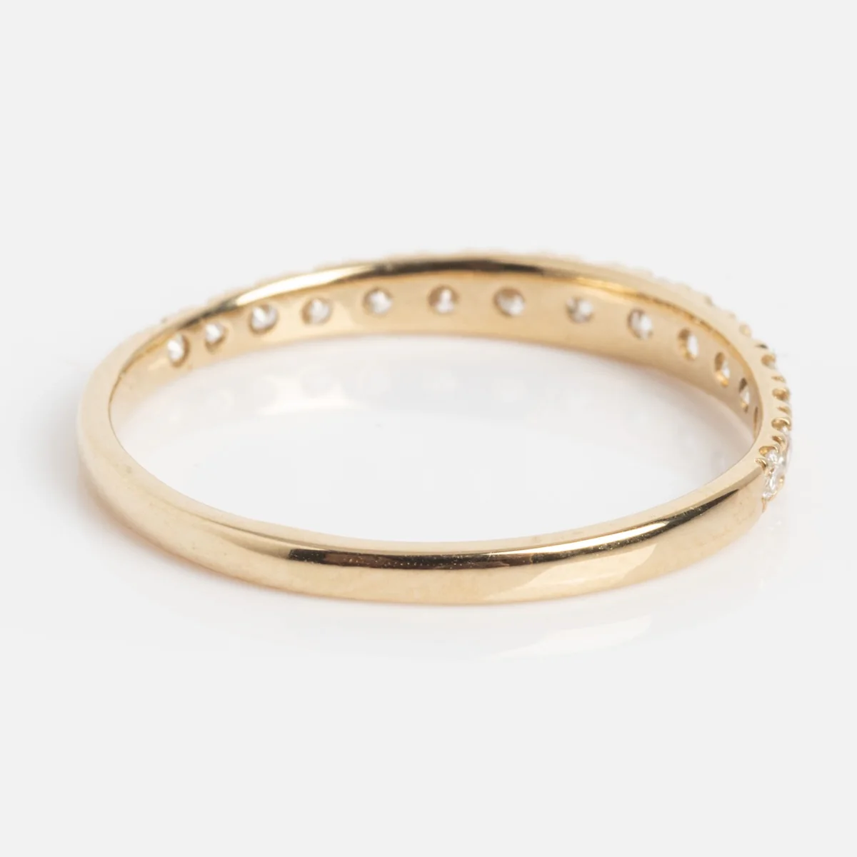 14k Echo Diamond Band - Image 8