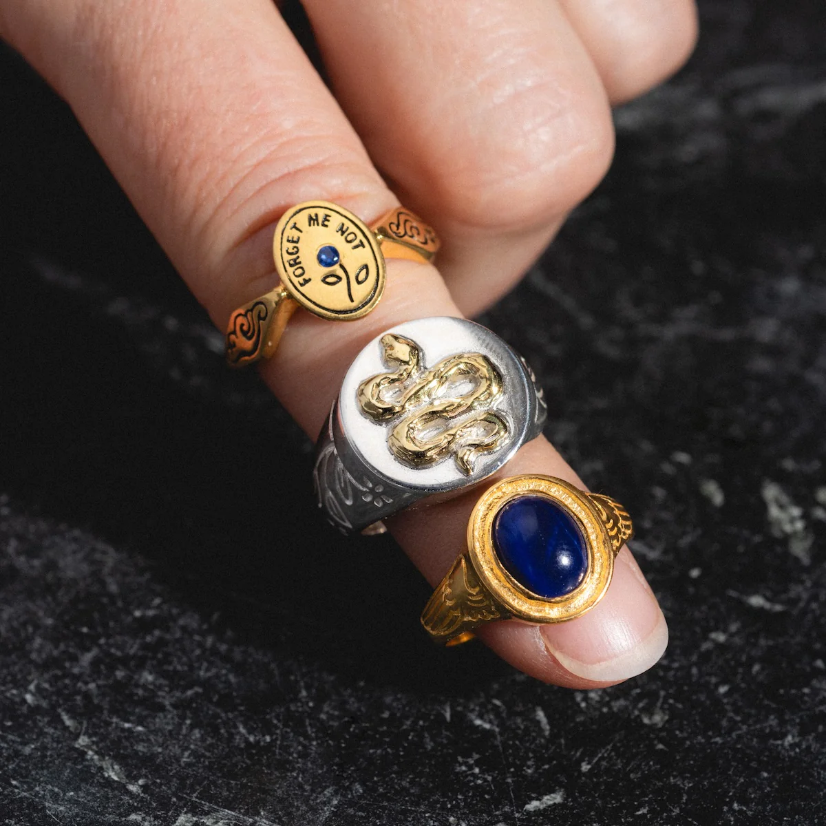 Serpent Signet Ring - Image 4