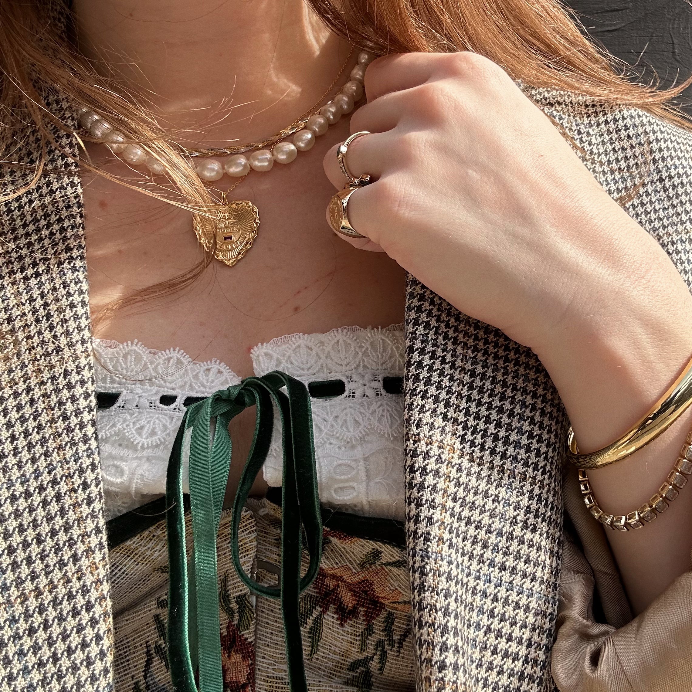 Freshwater Pearl Knotted Necklace - Image 6