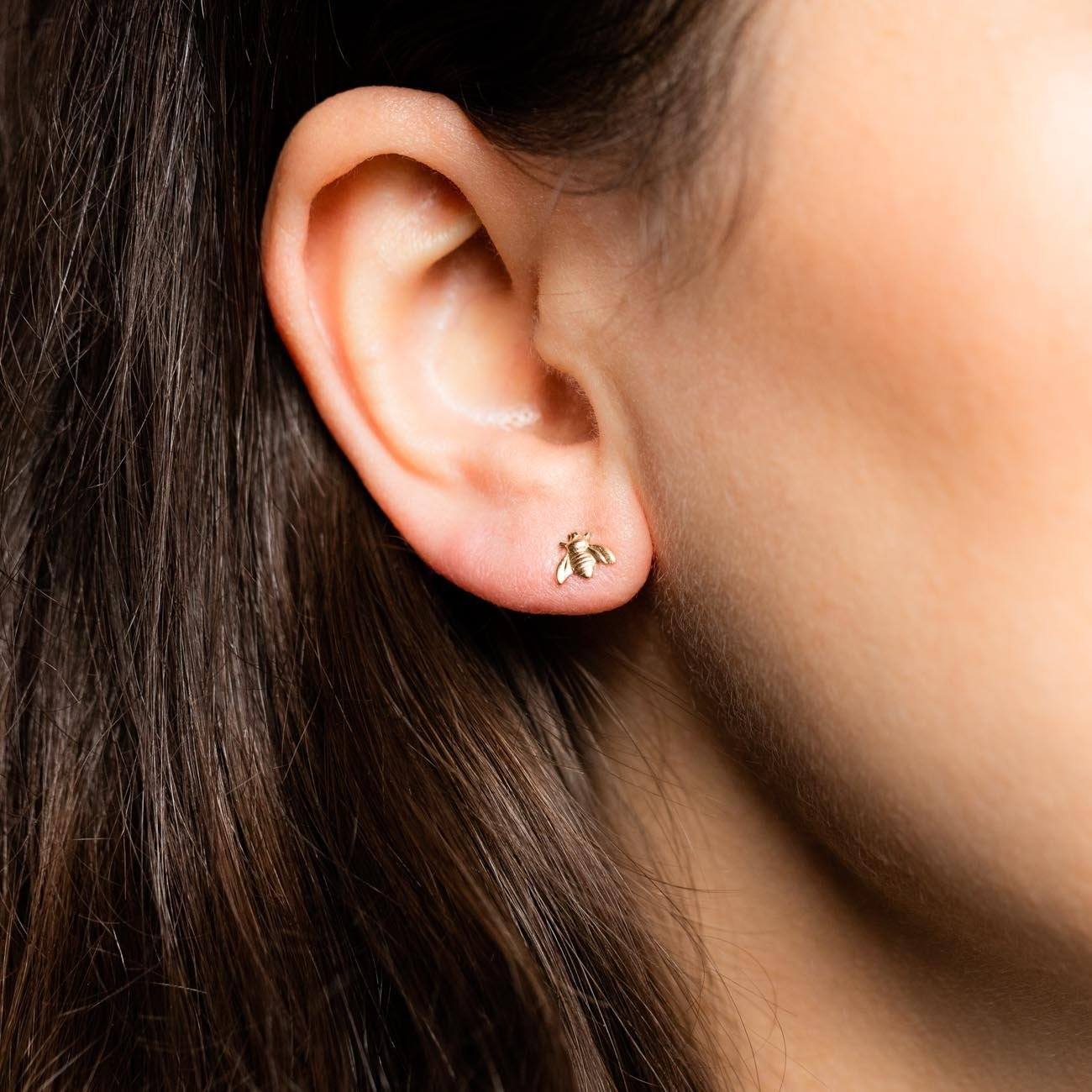 Golden Bee Earrings - Image 3