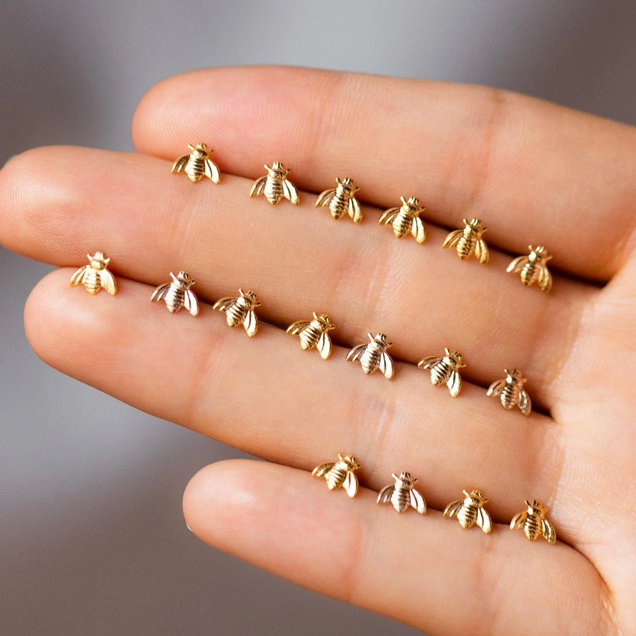 Golden Bee Earrings - Image 4