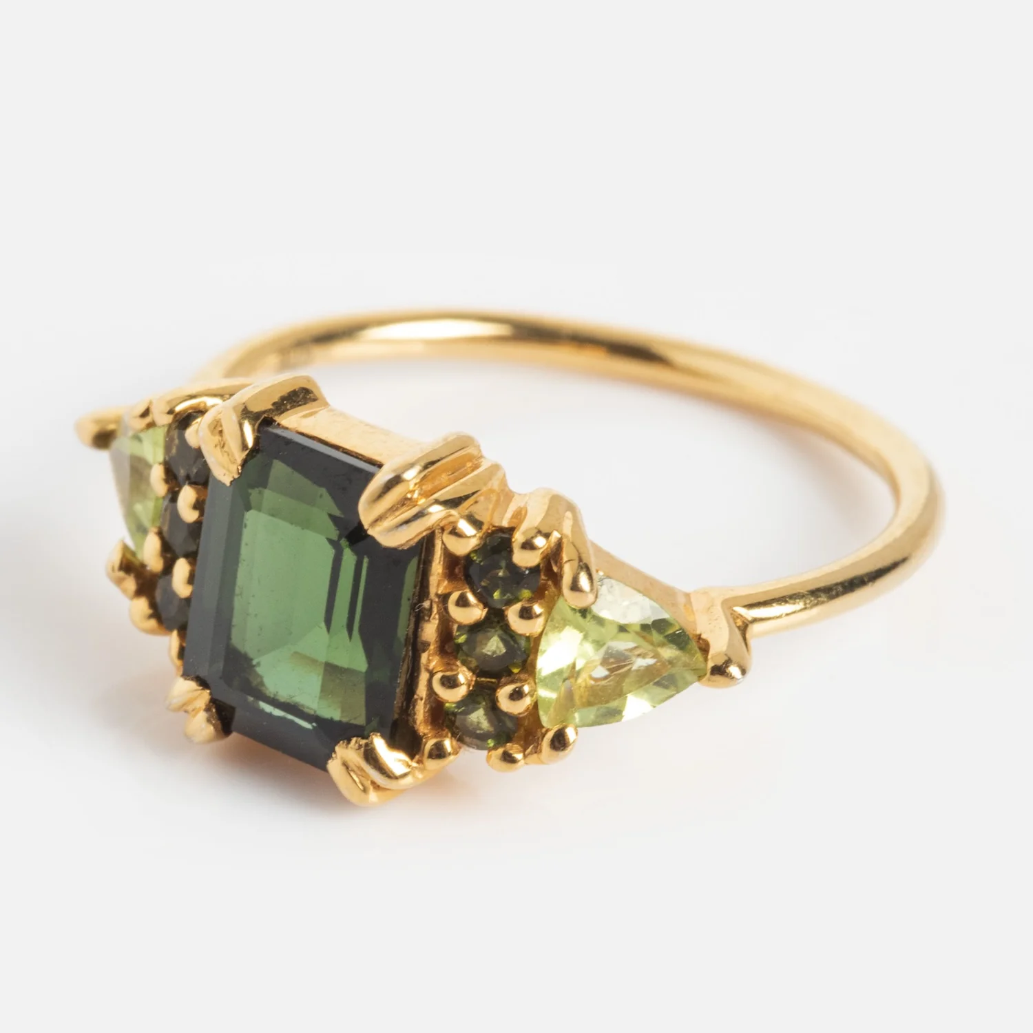 Green with Envy Topaz and Peridot Regal Ring - Image 6