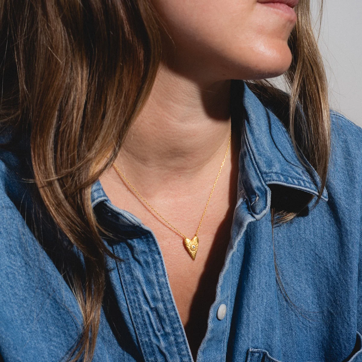 I Am Loved Heart Necklace - Image 3