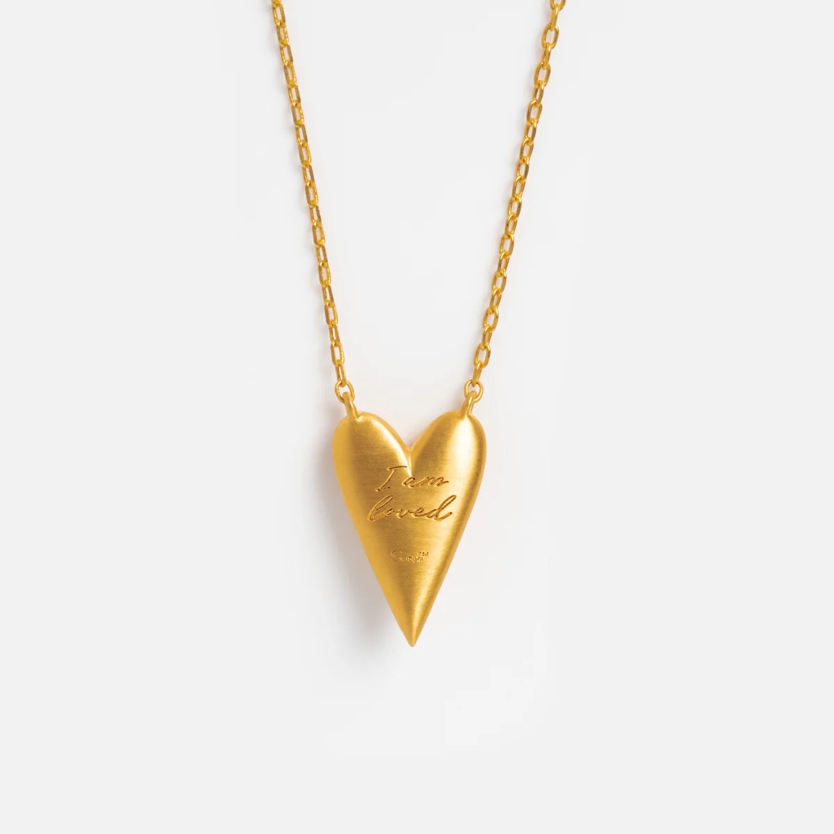 I Am Loved Heart Necklace - Image 5