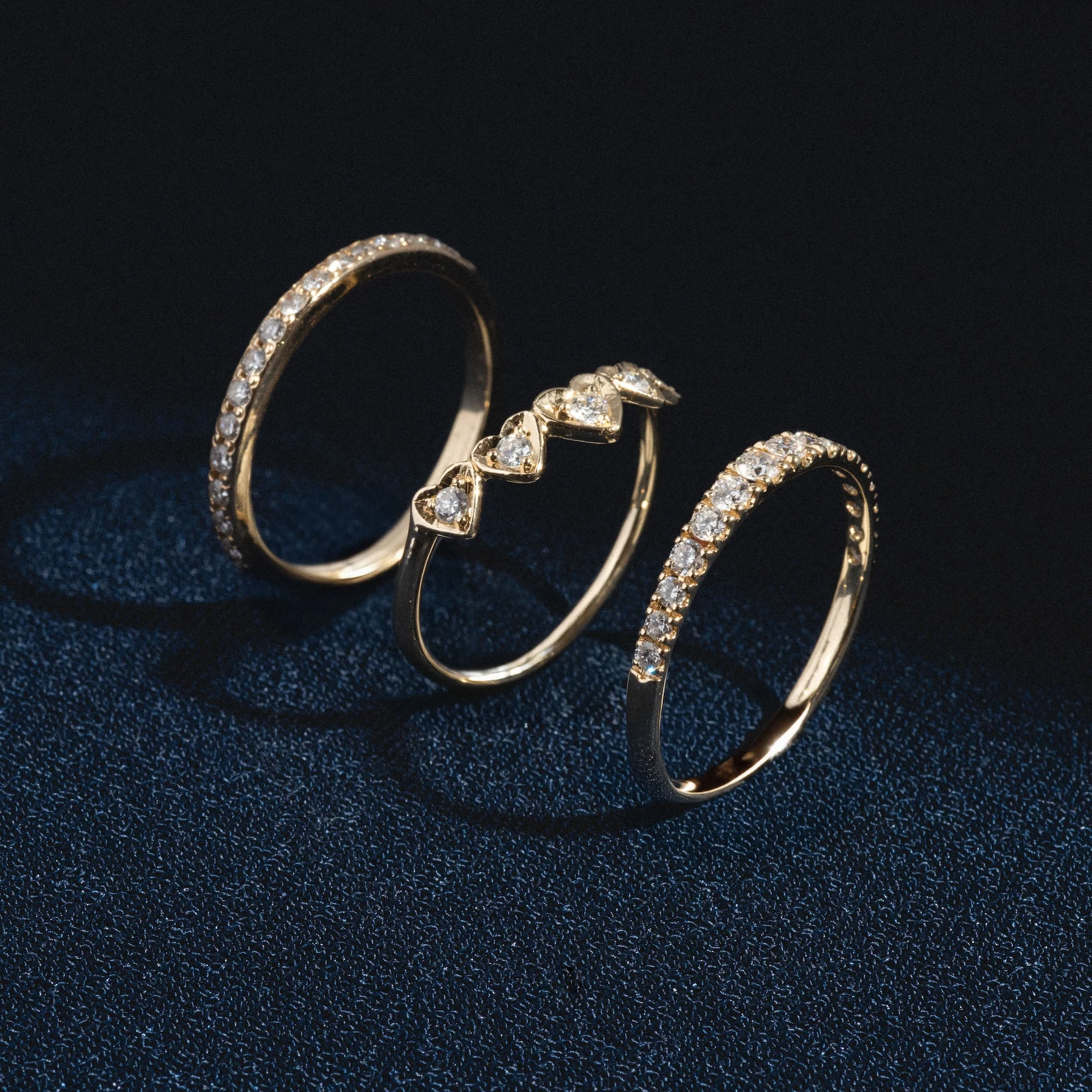 14k Echo Diamond Band - Image 5