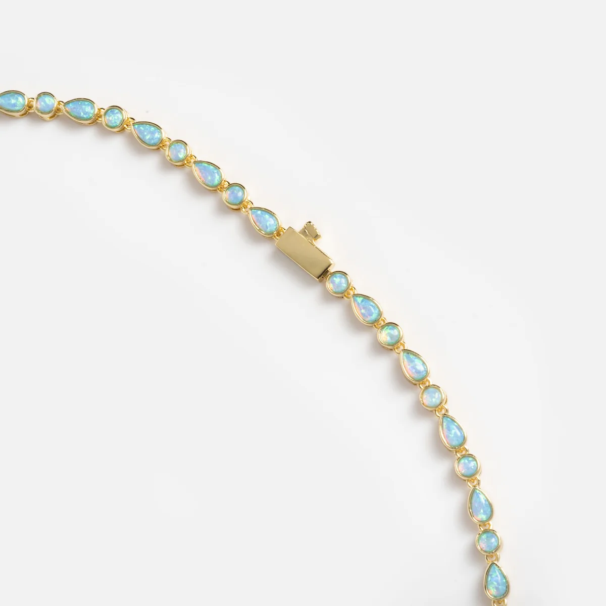 Isla Blue Opal Tennis Necklace - Image 7