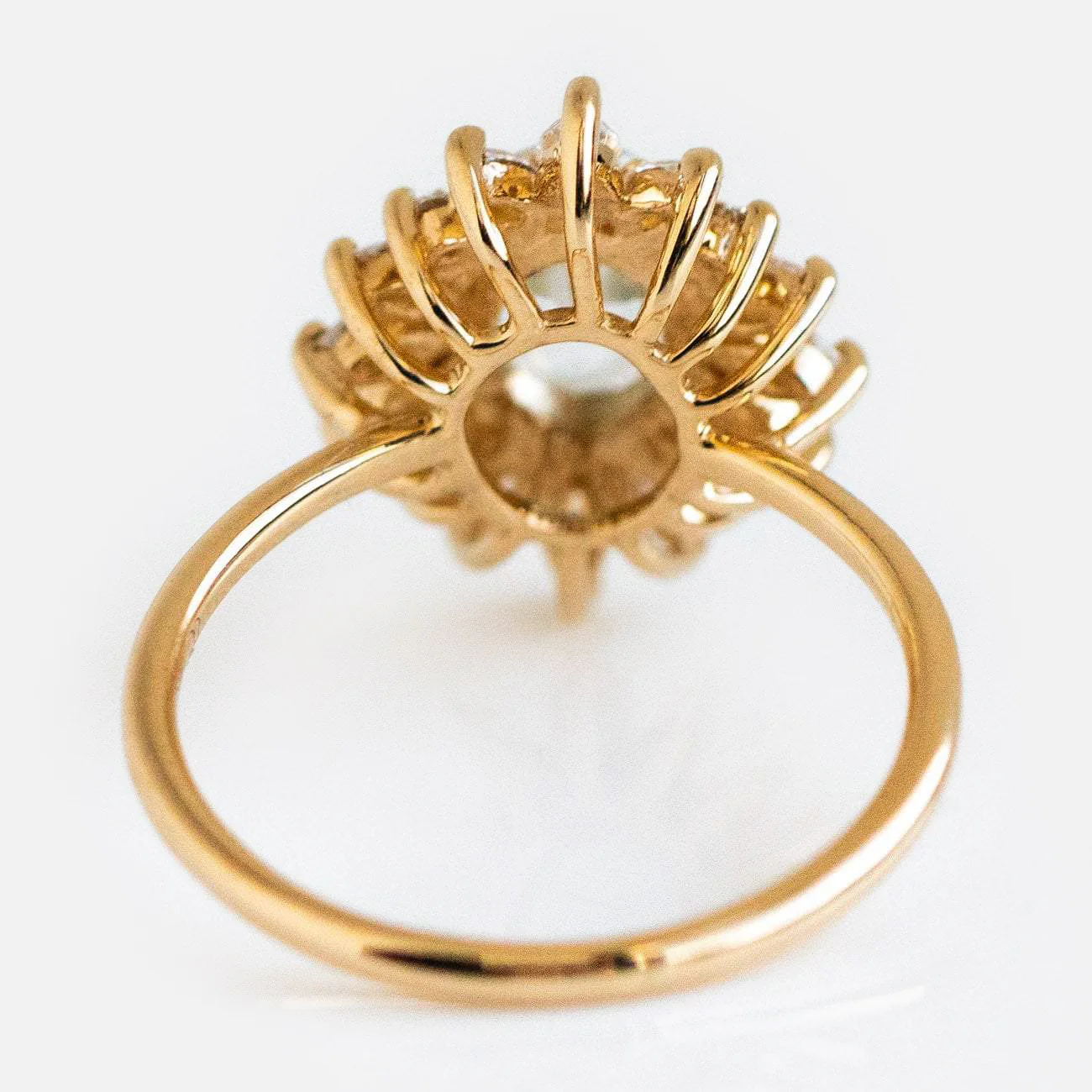 Lana Ring with Aquamarine & CZ - Image 8