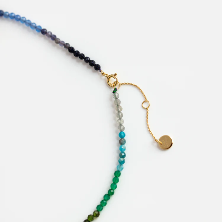 Live by the Sun Rainbow Crystal Beaded Necklace - Image 6