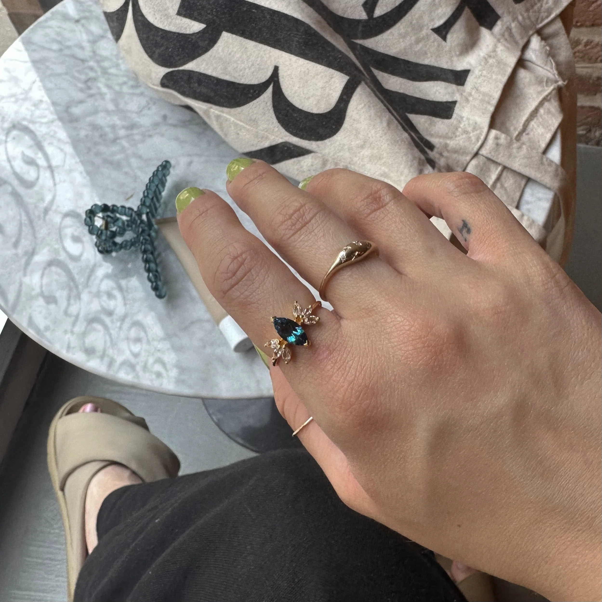Gemstone Firefly Ring - Image 7