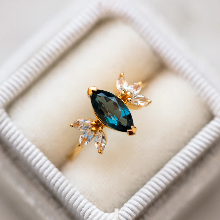Gemstone Firefly Ring - Image 8