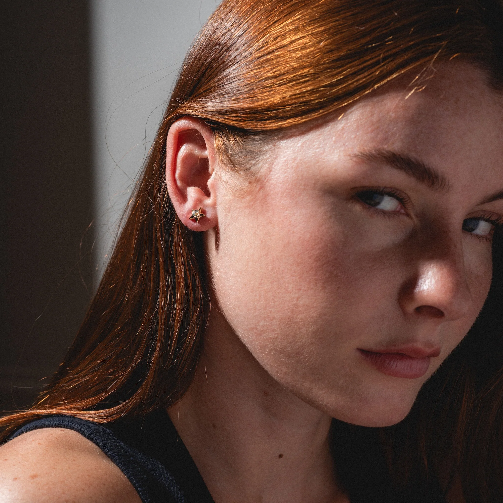 Lucky Star and Moon Studs - Image 3