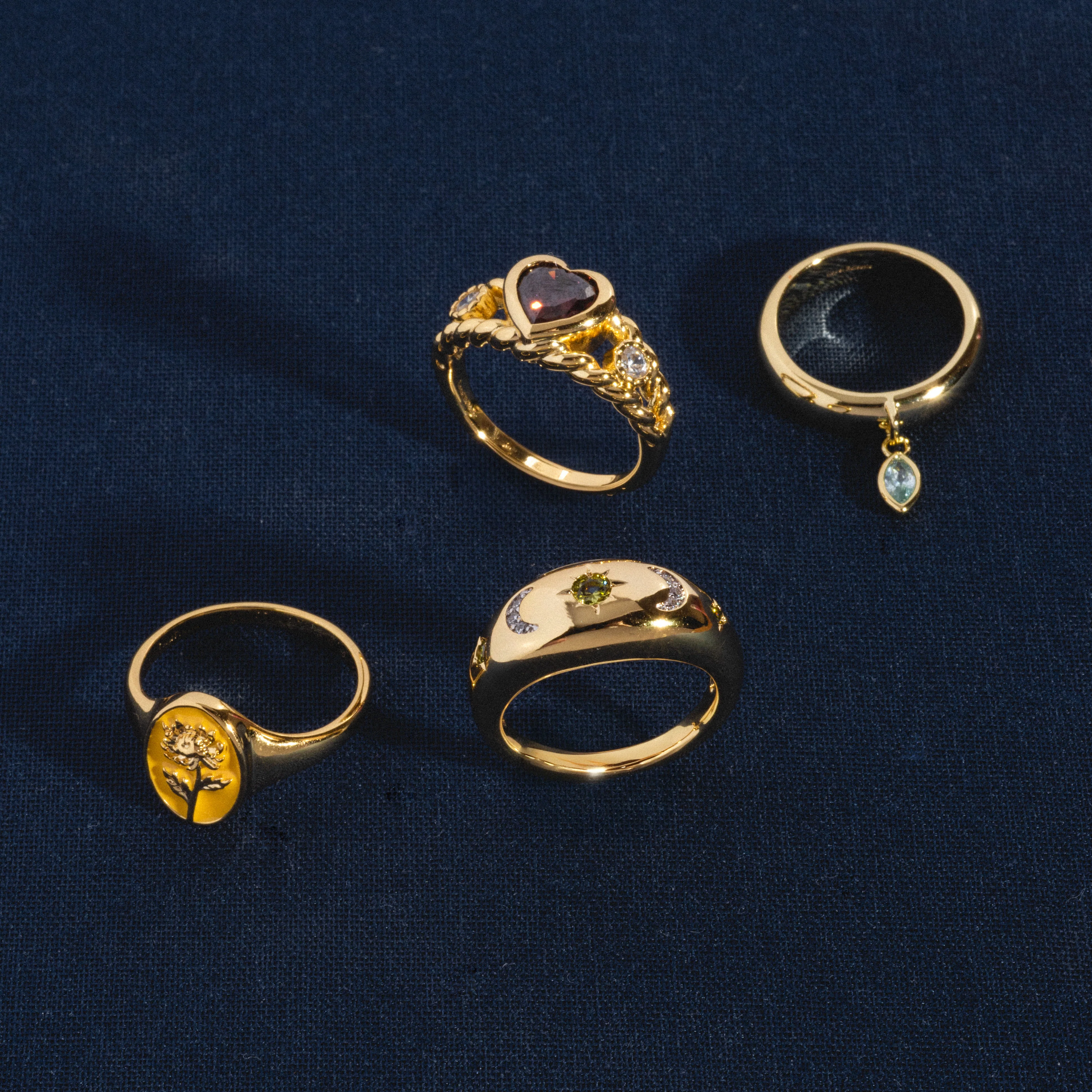 Moonstruck Bold Dome Ring - Image 8