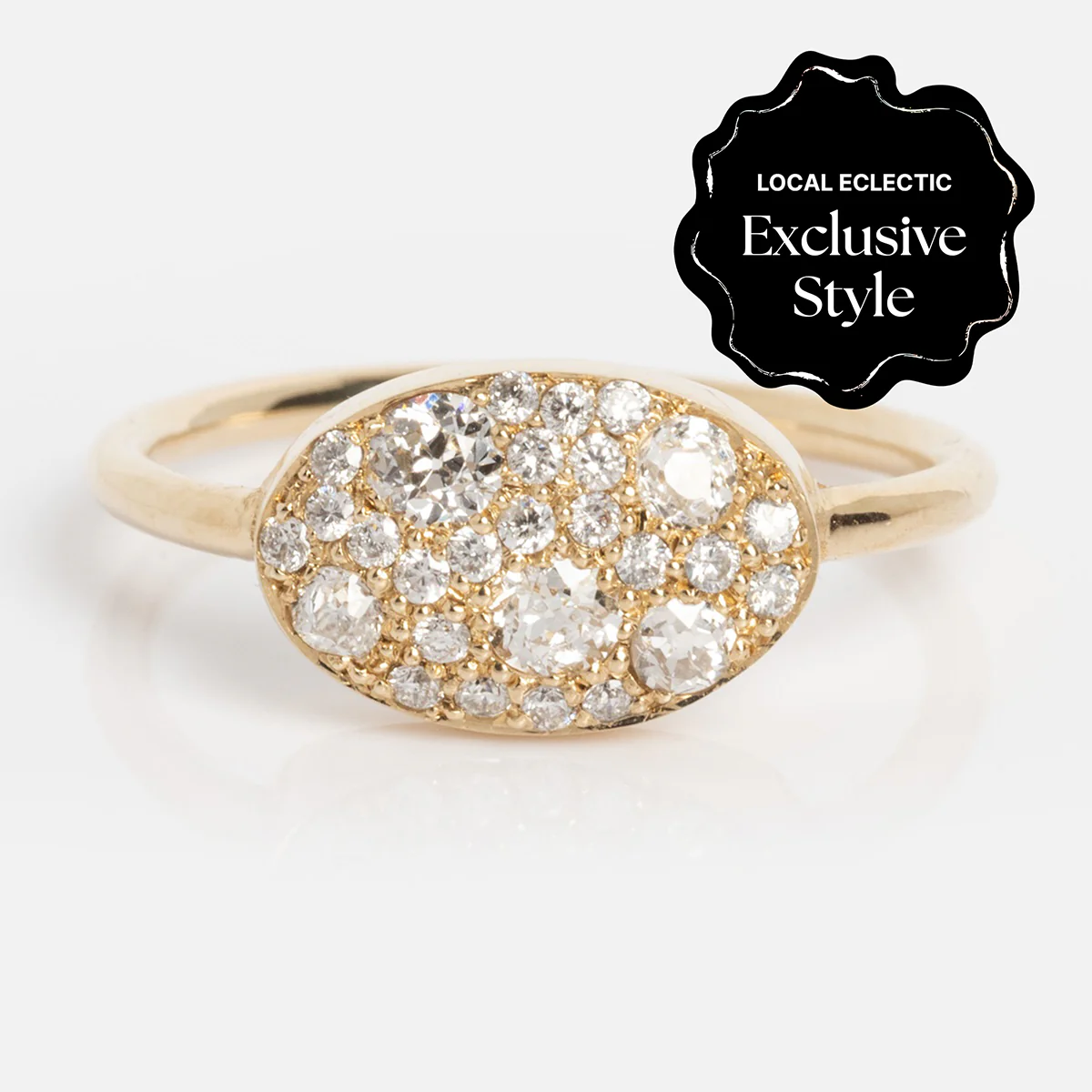 14k Diamond My Beloved Soul Ring