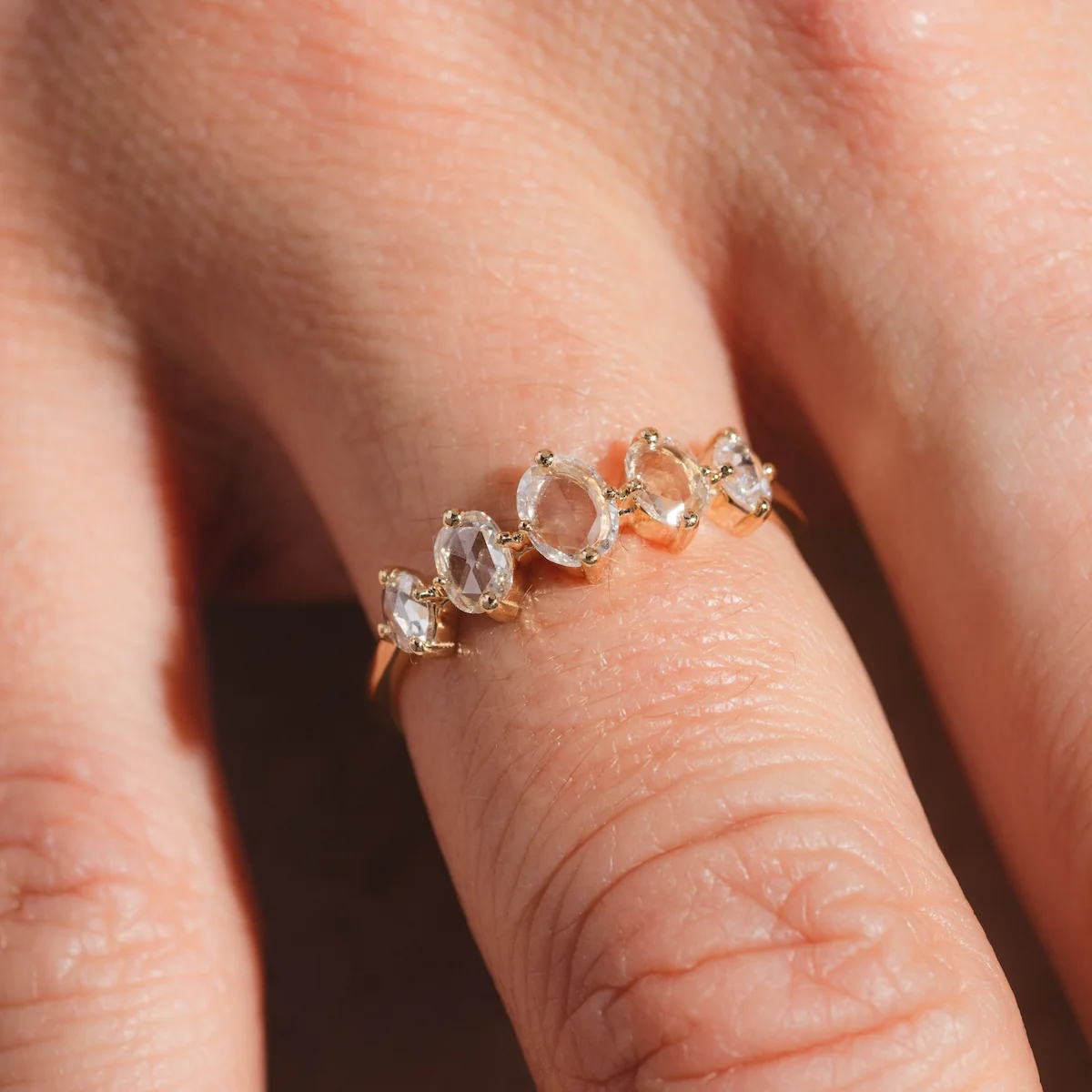 Nadine Ring with Rose Cut Diamonds - Image 2