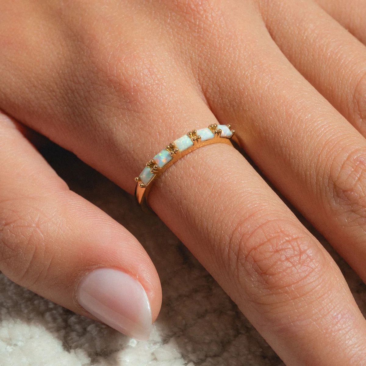 Opal Baguette Band - Image 2