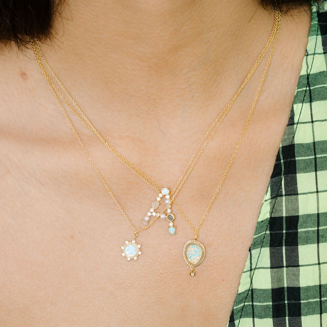 Opal Monogram Pendant - Image 5