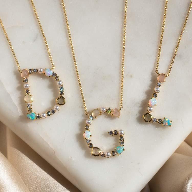 Opal Monogram Pendant - Image 6